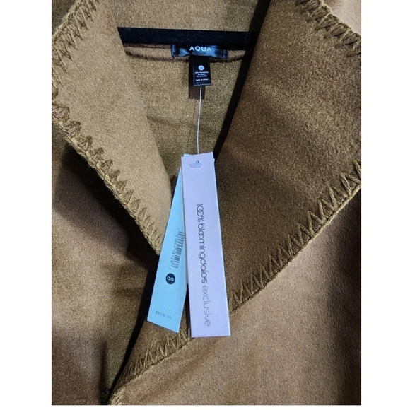 Aqua Faux Suede Cape - Picture 3 of 4